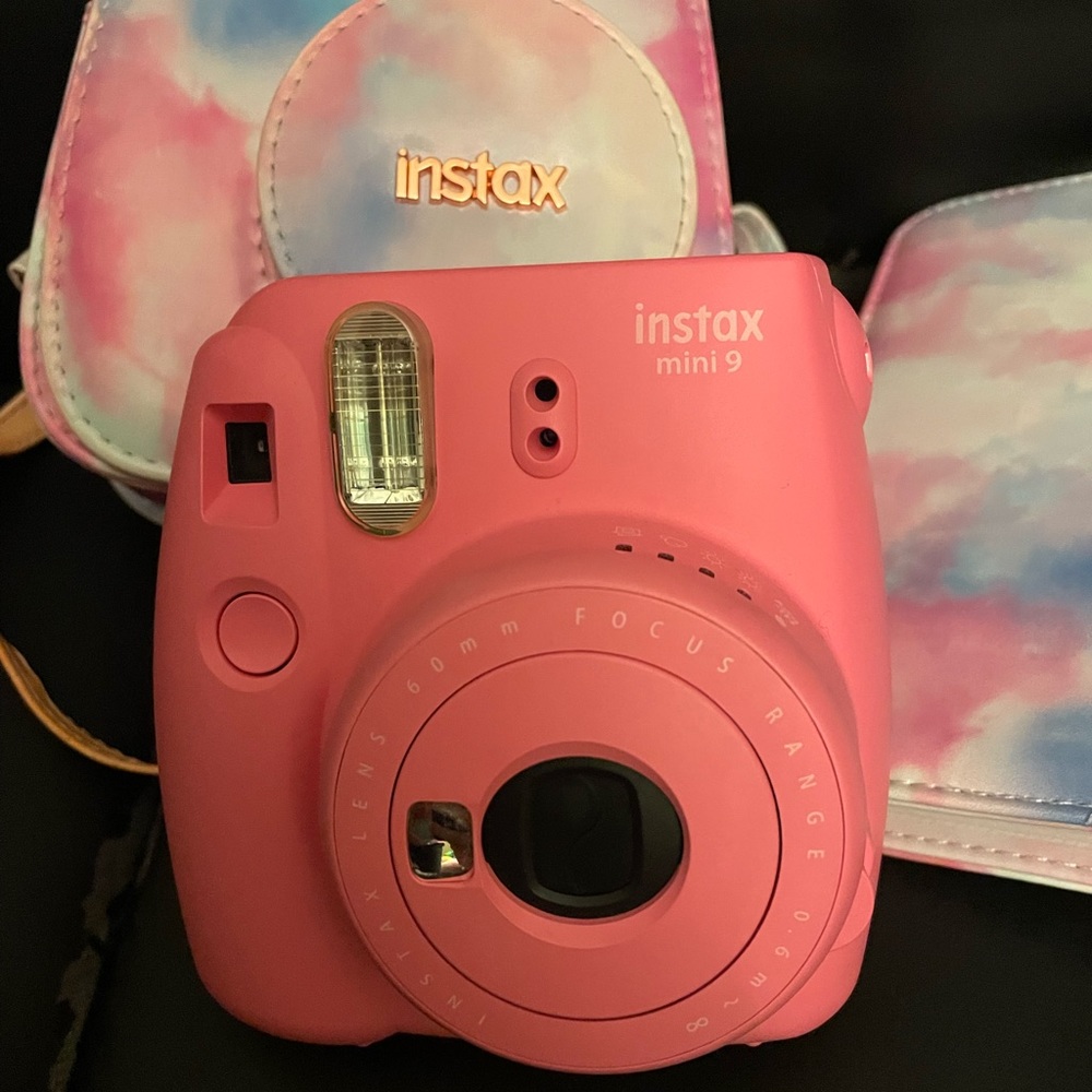Instax Mini 9 Camera Pink + Case, Album, and Film